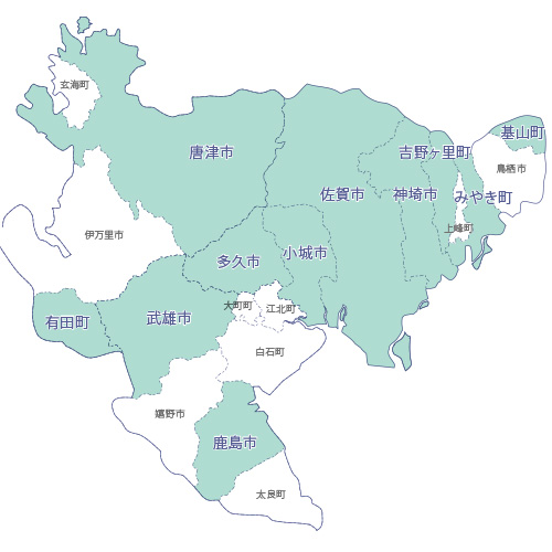 地図：企業立地促進特区