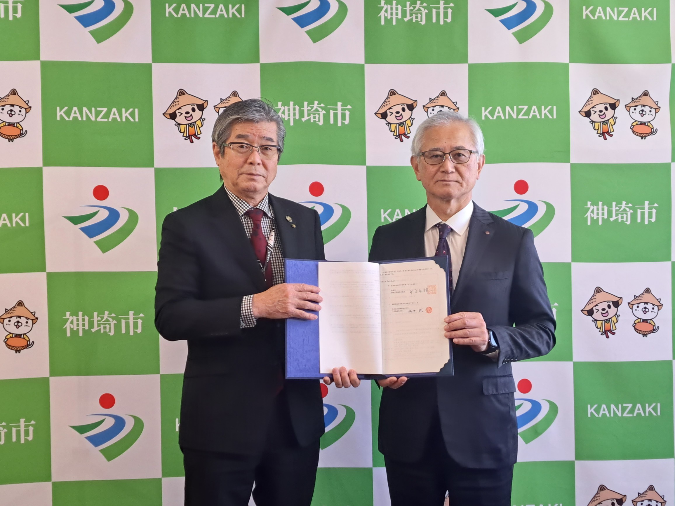 日之出水道機器株式会社と神崎市が立地協定を締結されました