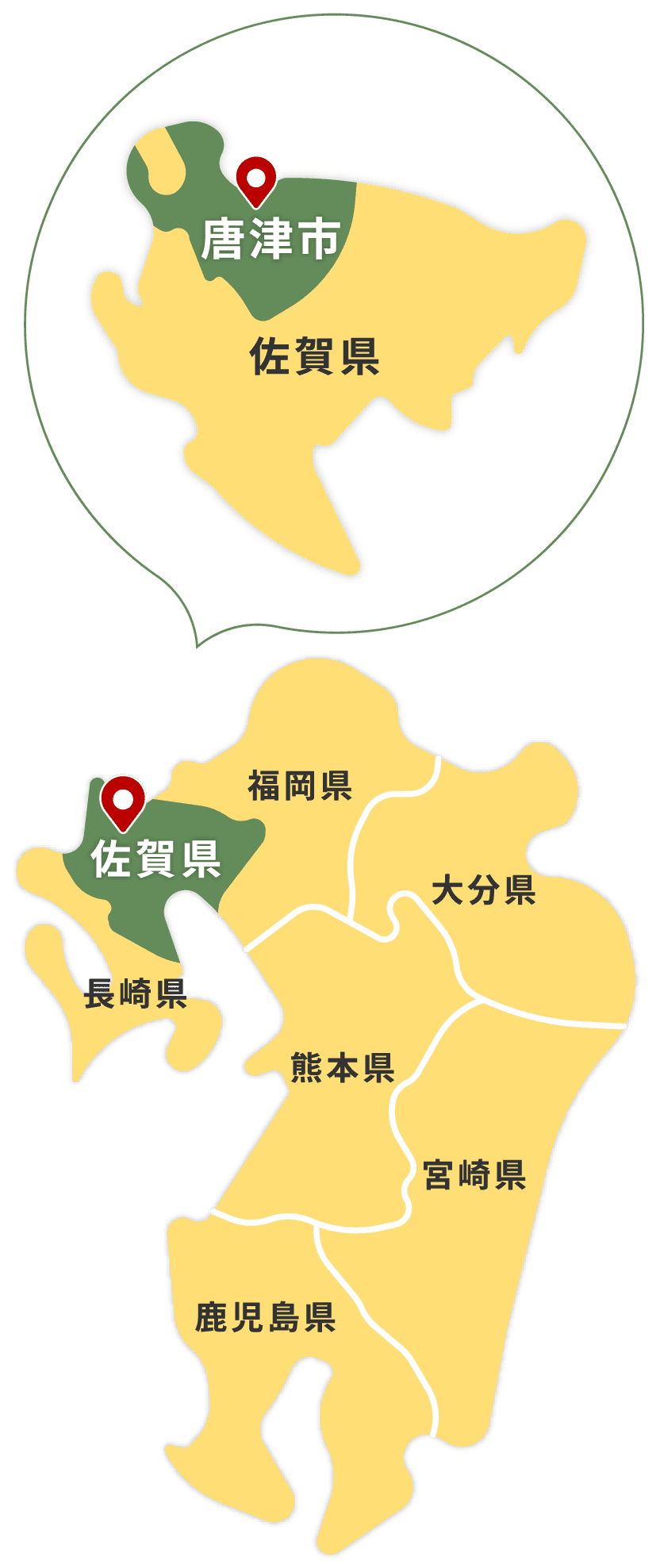 唐津市は、佐賀県の北西に位置し玄界灘に面する市